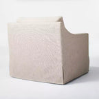 Fauteuil pivotant rembourré Vivian Park - Threshold conçu avec Studio McGee