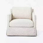 Fauteuil pivotant rembourré Vivian Park - Threshold conçu avec Studio McGee