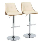 Lot de 2 tabourets de bar réglables Gianna - LumiSource