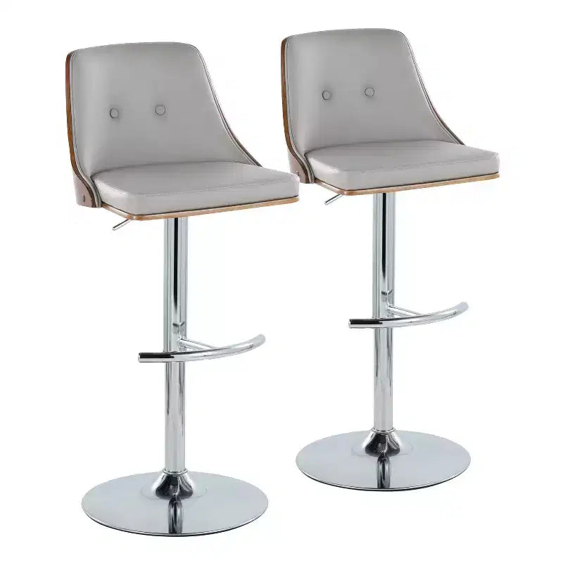 Lot de 2 tabourets de bar réglables Gianna - LumiSource