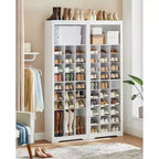 Meuble de rangement pour chaussures à 10 niveaux, peut contenir 30 paires, étagère à chaussures pour entrée et chambre à coucher