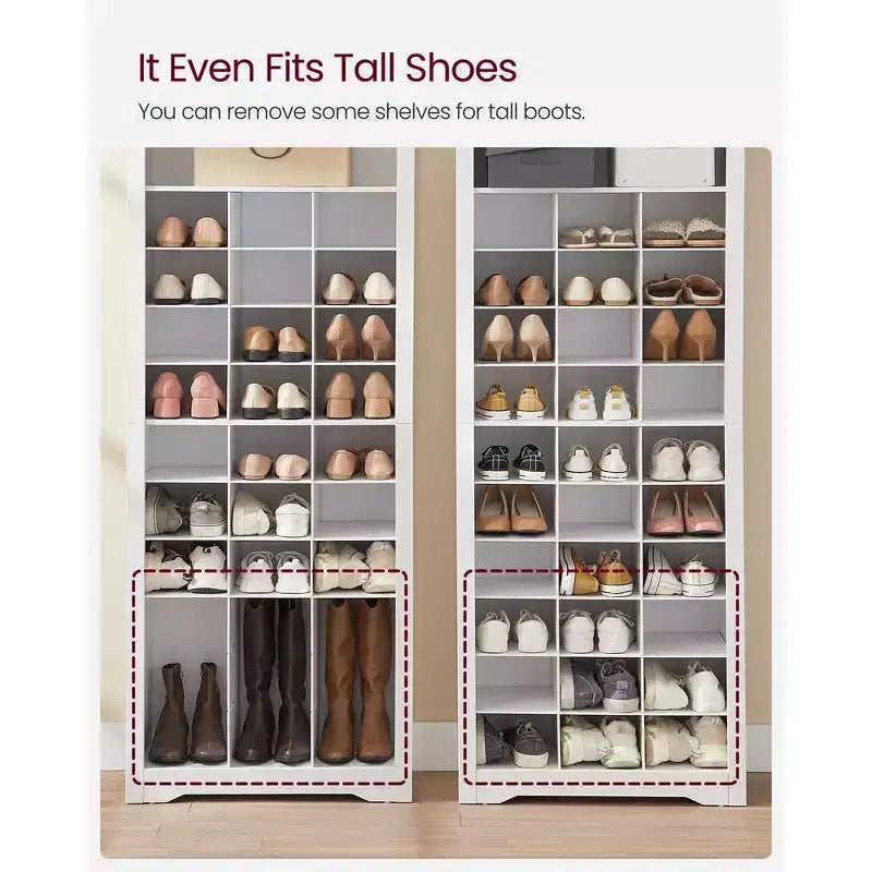 Meuble de rangement pour chaussures à 10 niveaux, peut contenir 30 paires, étagère à chaussures pour entrée et chambre à coucher