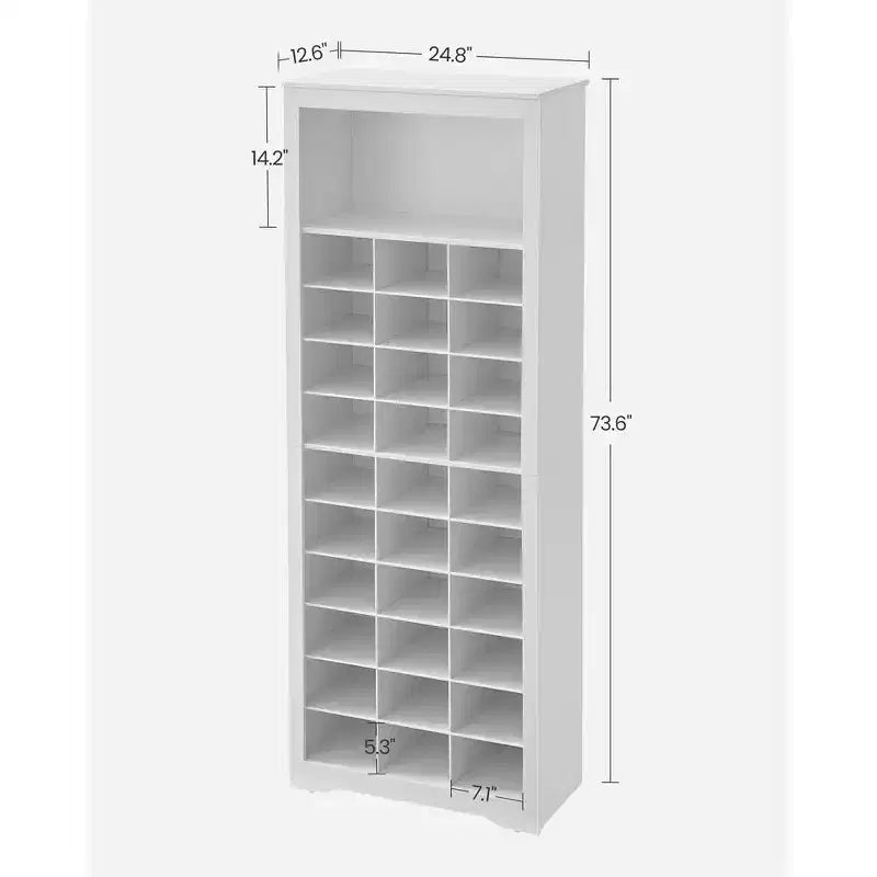 Meuble de rangement pour chaussures à 10 niveaux, peut contenir 30 paires, étagère à chaussures pour entrée et chambre à coucher