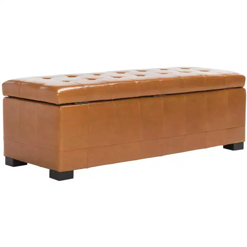 Grand pouf de rangement Manhattan - HUD4200 - Safavieh Couture