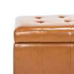 Grand pouf de rangement Manhattan - HUD4200 - Safavieh Couture