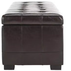 Grand pouf de rangement Manhattan - HUD4200 - Safavieh Couture