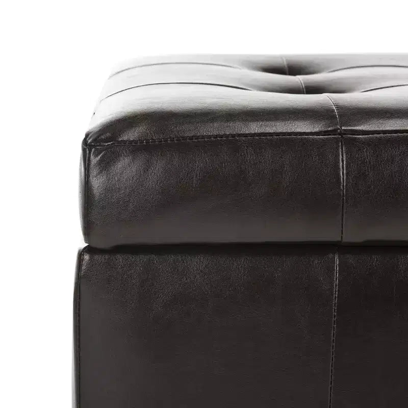 Grand pouf de rangement Manhattan - HUD4200 - Safavieh Couture