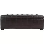 Manhattan Large Storage Ottoman - HUD4200 - Safavieh Couture