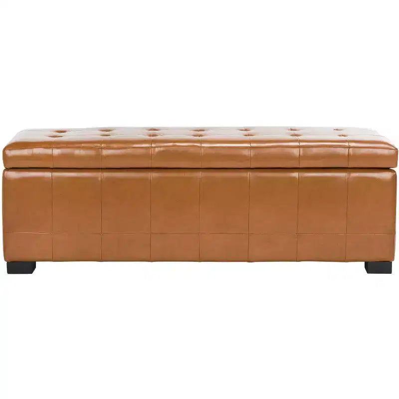 Grand pouf de rangement Manhattan - HUD4200 - Safavieh Couture