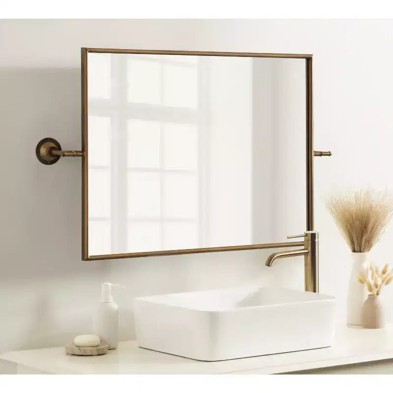 Miroir pivotant rectangulaire Darbridge 24x40 - Kate & Laurel All Things Decor