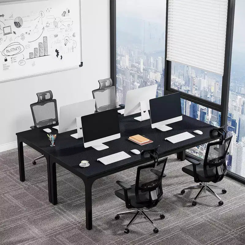 Lantine – Bureau d'ordinateur extra long de 199,9 cm