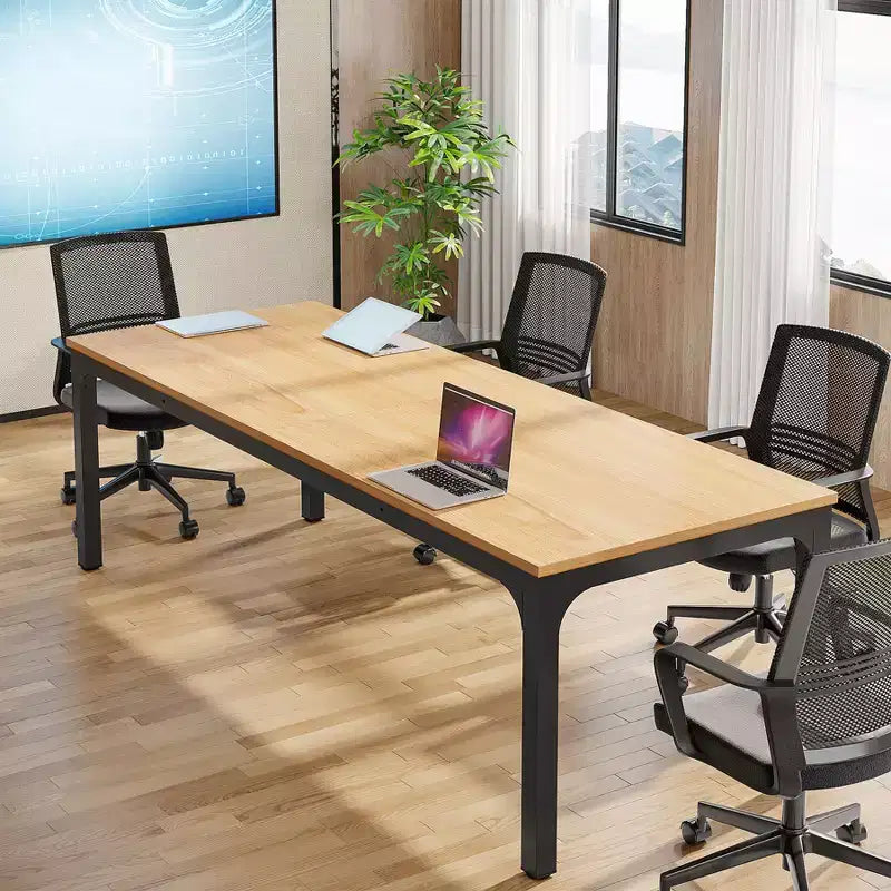 Lantine – Bureau d'ordinateur extra long de 199,9 cm