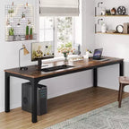 Lantine – Bureau d'ordinateur extra long de 199,9 cm