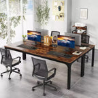 Lantine – Bureau d'ordinateur extra long de 199,9 cm