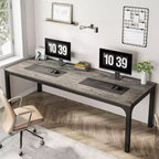 Lantine – Bureau d'ordinateur extra long de 199,9 cm