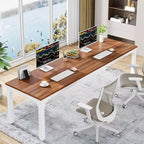 Lantine – Bureau d'ordinateur extra long de 199,9 cm