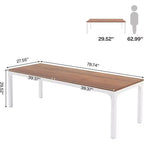 Lantine – Bureau d'ordinateur extra long de 199,9 cm