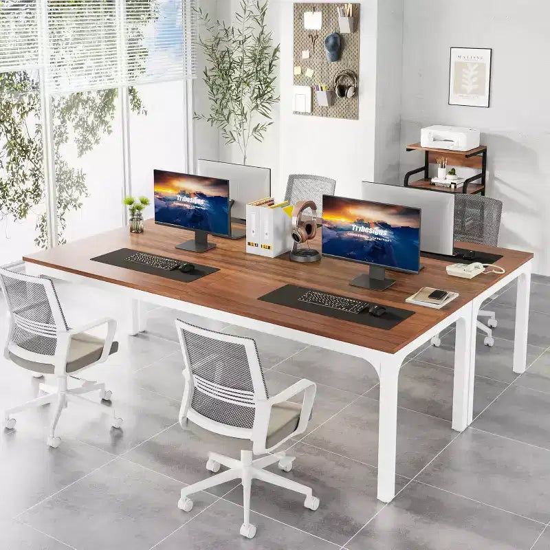 Lantine – Bureau d'ordinateur extra long de 199,9 cm