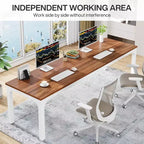 Lantine – Bureau d'ordinateur extra long de 199,9 cm