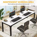 Lantine – Bureau d'ordinateur extra long de 199,9 cm