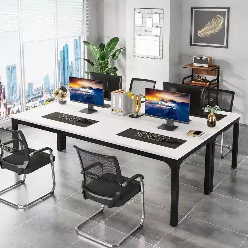 Lantine – Bureau d'ordinateur extra long de 199,9 cm