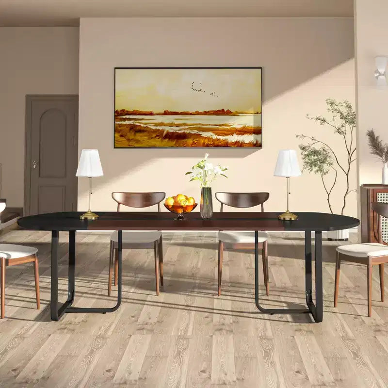 Table à manger ovale moderne Lantine 70.86