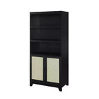 Lot de 2 bibliothèques en canne à 7 étagères Sheridan Modern - Manhattan Comfort