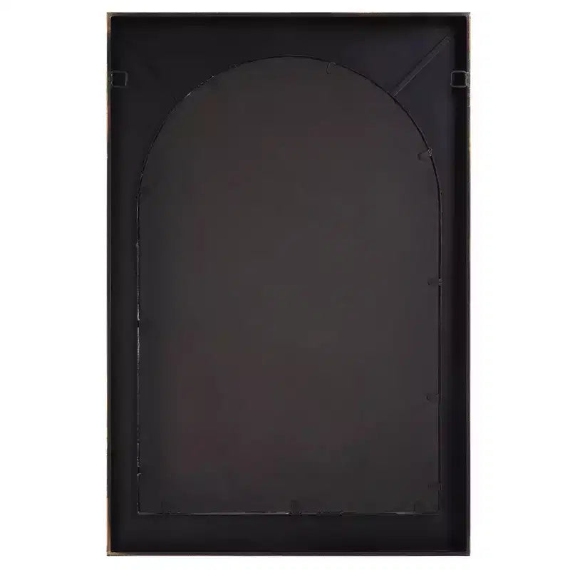 Miroir mural Uttermost Crisanta en feuille d'or vieillie 25 x 37 1/2