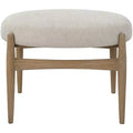 Uttermost Acrobat 24 1/2W Textured Off-White Fabric Bench