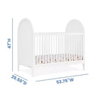 Lit de bébé convertible 4-en-1 Eloise de Delta Children – Certifié Greenguard Gold