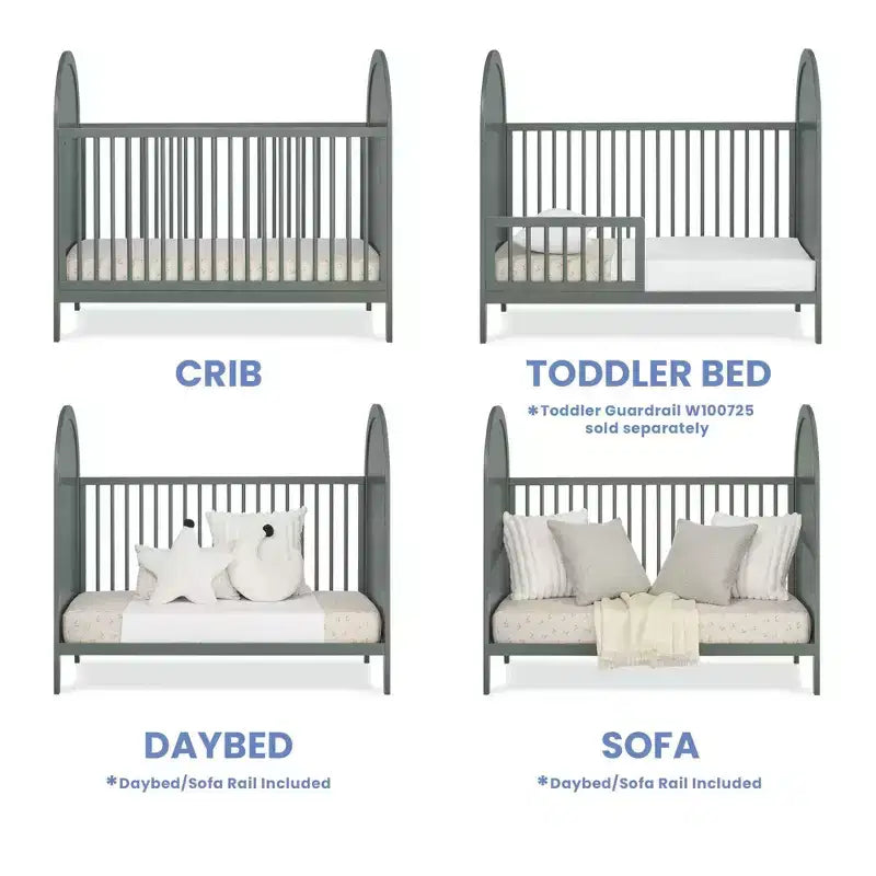 Lit de bébé convertible 4-en-1 Eloise de Delta Children – Certifié Greenguard Gold