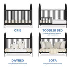Lit de bébé convertible 4-en-1 Eloise de Delta Children – Certifié Greenguard Gold