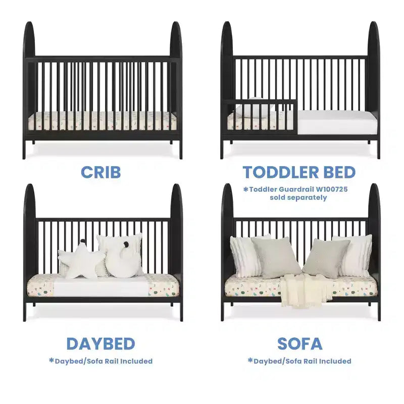 Lit de bébé convertible 4-en-1 Eloise de Delta Children – Certifié Greenguard Gold