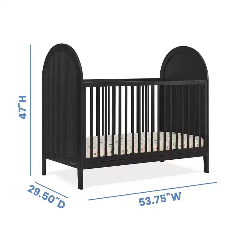 Lit de bébé convertible 4-en-1 Eloise de Delta Children – Certifié Greenguard Gold