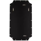 Miroir mural Uttermost Lennox noir satiné 22 1/4 x 40 1/4