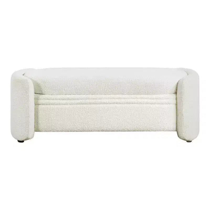 Banc de rangement Makine Glam Boucle pour chambre et entrée - HOMES: Inside + Out