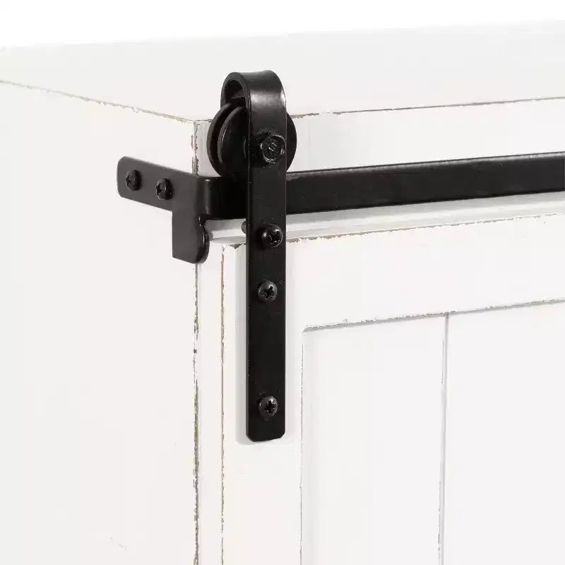 Table d'appoint flottante en bois avec armoire Kate and Laurel Cates