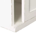 Table d'appoint flottante en bois avec armoire Kate and Laurel Cates
