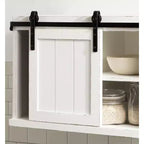 Table d'appoint flottante en bois avec armoire Kate and Laurel Cates