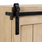 Table d'appoint flottante en bois avec armoire Kate and Laurel Cates