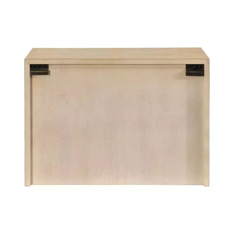 Table d'appoint flottante en bois avec armoire Kate and Laurel Cates
