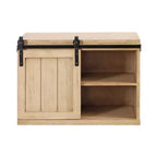 Table d'appoint flottante en bois avec armoire Kate and Laurel Cates