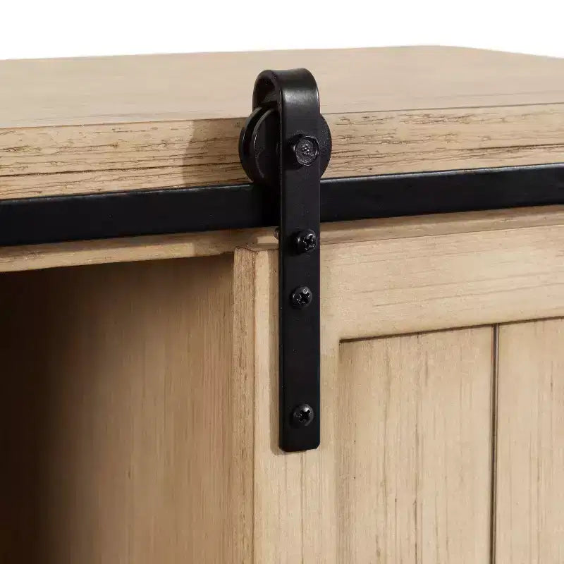 Table d'appoint flottante en bois avec armoire Kate and Laurel Cates