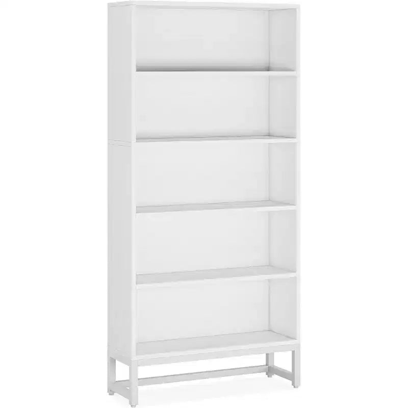 Lantine 70.8 Grande étagère bibliothèque autoportante à 5 niveaux
