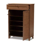 Armoire à chaussures en bois avec tiroir Coolidge - Baxton Studio