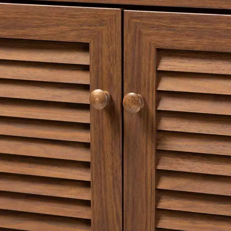 Armoire à chaussures en bois avec tiroir Coolidge - Baxton Studio
