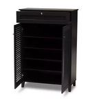 Armoire à chaussures en bois avec tiroir Coolidge - Baxton Studio