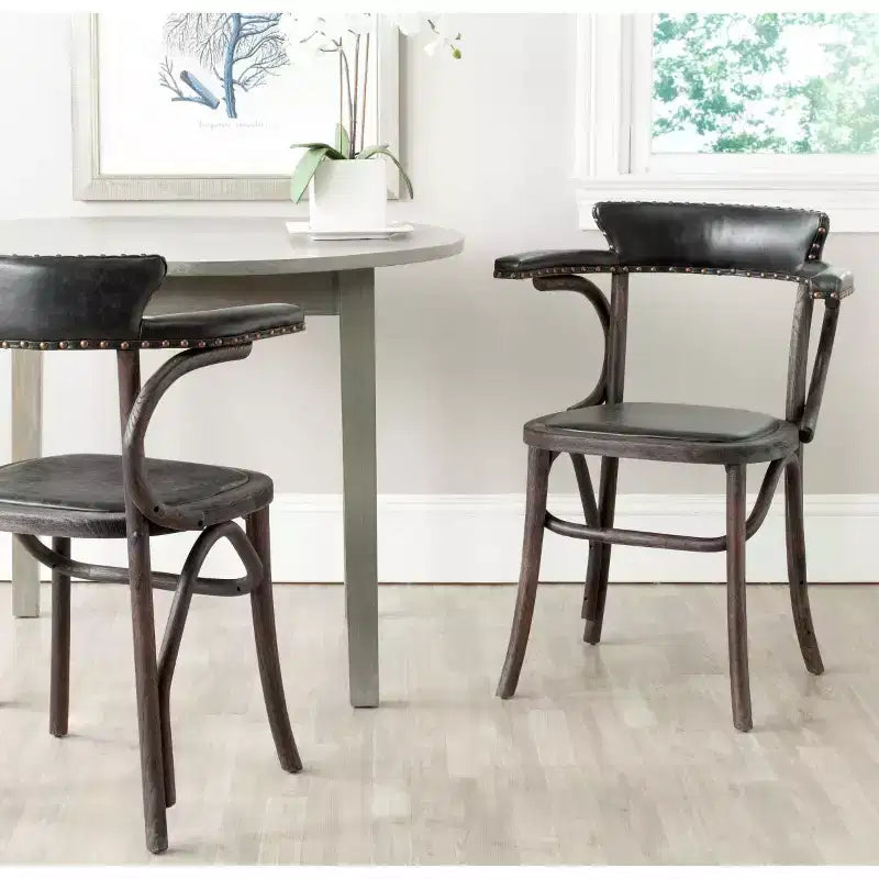 Fauteuil Kenny - MCR4689 - Noir antique - Safavieh Couture