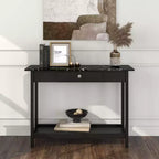Lot de 4 tables basses Minsay avec plateau en faux marbre et rangement - HOMES: Inside + Out