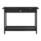 Lot de 4 tables basses Minsay avec plateau en faux marbre et rangement - HOMES: Inside + Out